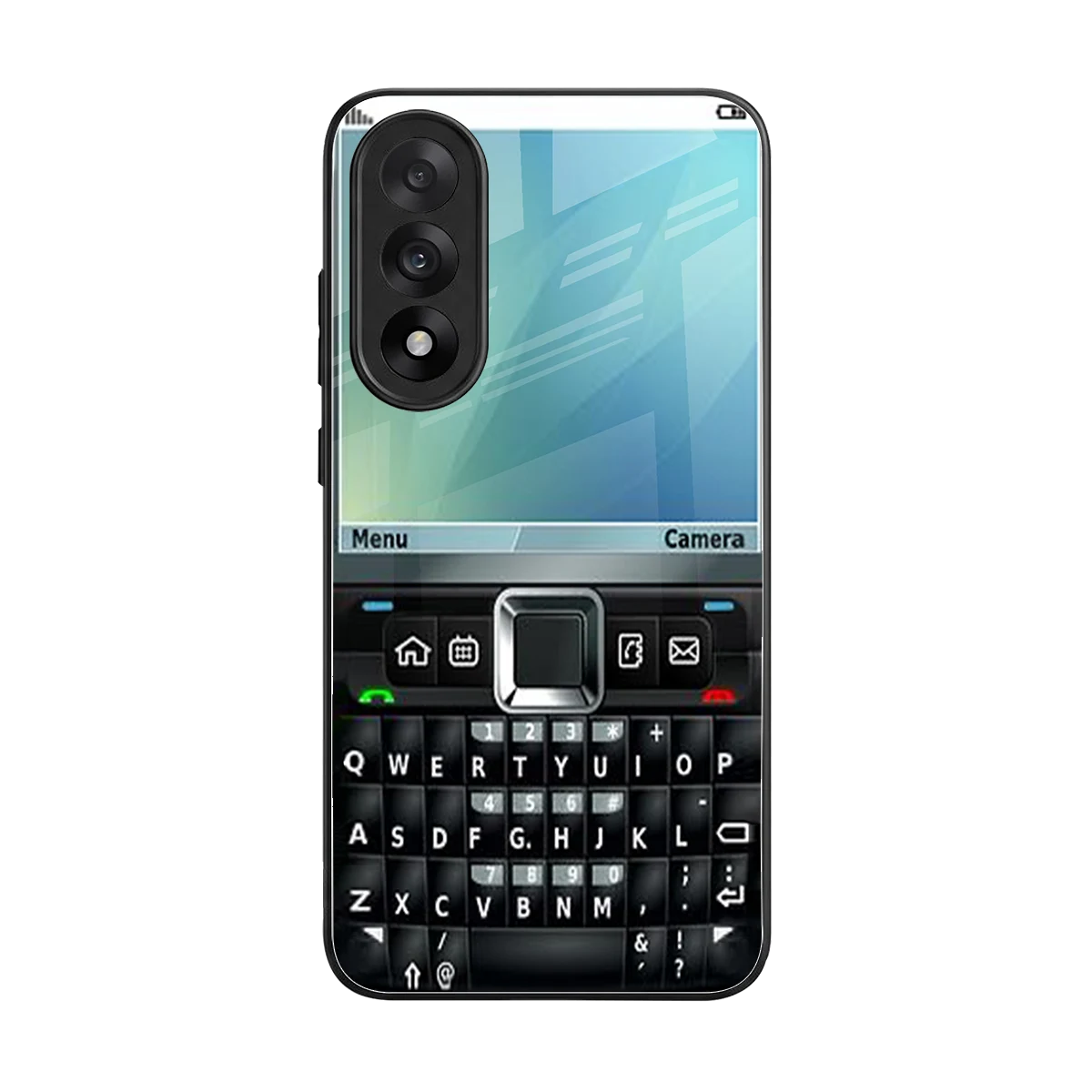 Qwerty Keypad back phone cover | glass case for oneplus nord 5