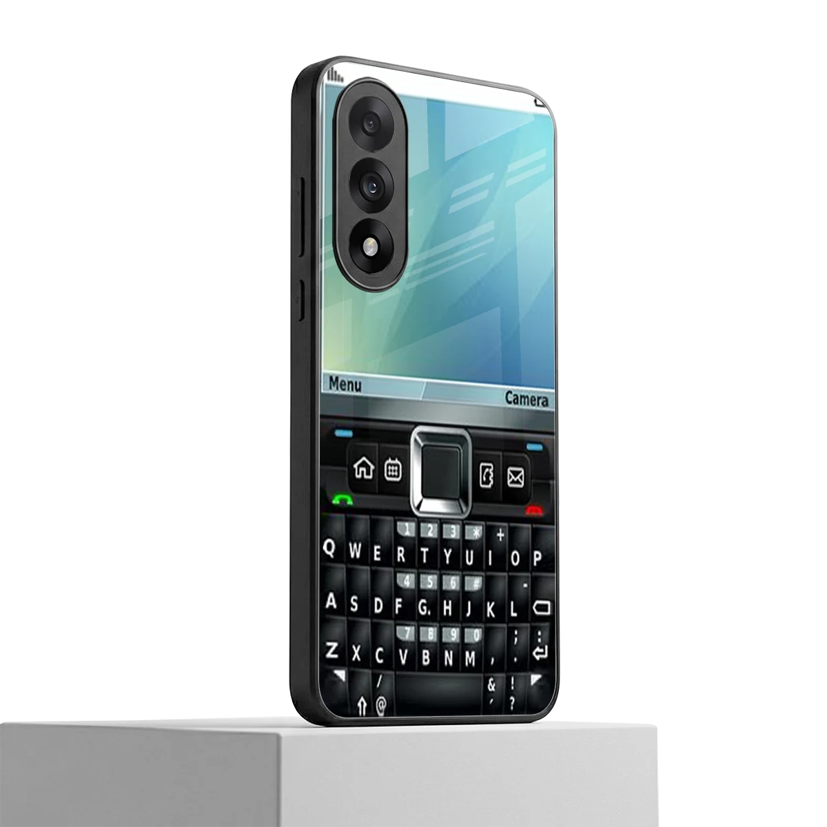 Qwerty Keypad oneplus nord 5 mobile cover | shockproof glass phone case