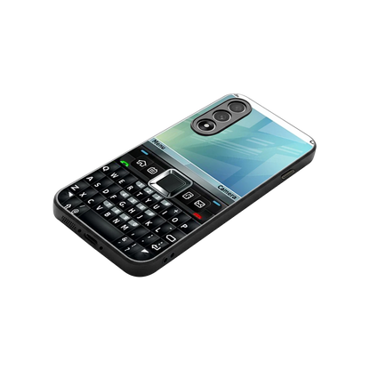 Qwerty Keypad stylish phone case for oneplus nord 5 | glossy glass and slim fit