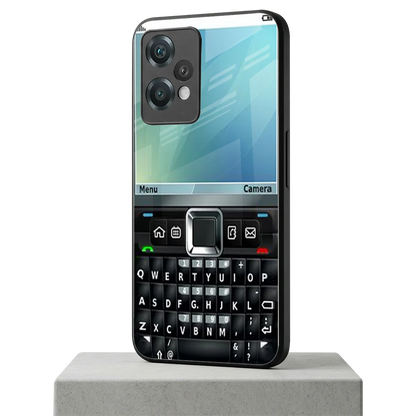 Qwerty Keypad oneplus nord ce 2 lite mobile cover | shockproof glass phone case