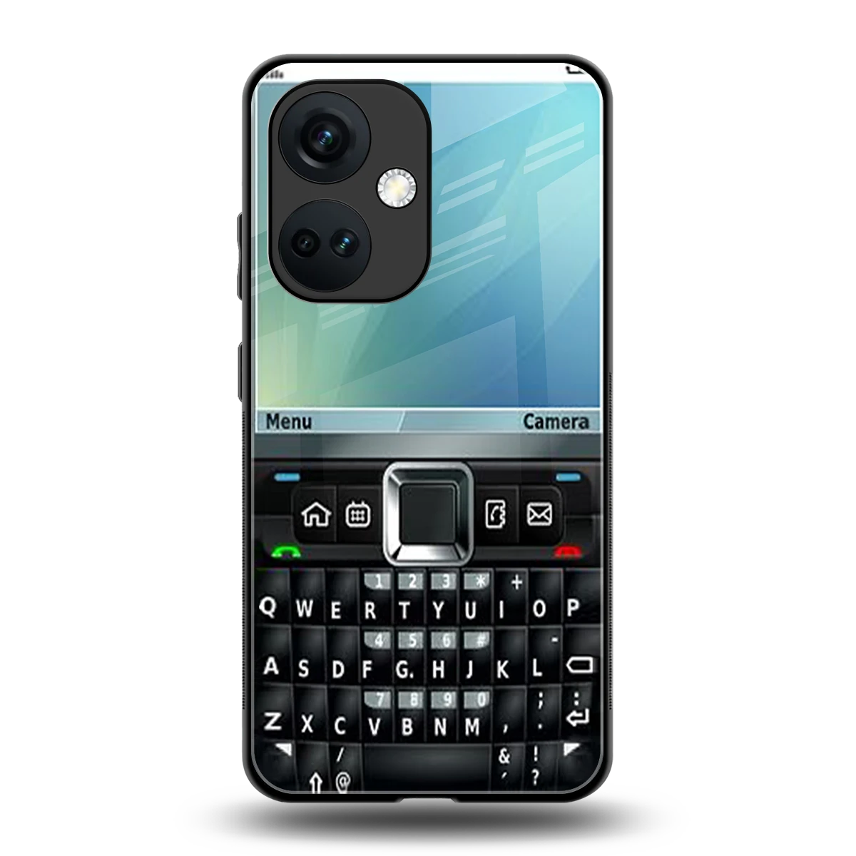 Qwerty Keypad back phone cover | glass case for oneplus nord ce 3