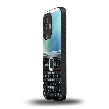 Qwerty Keypad oneplus nord ce 3 mobile cover | shockproof glass phone case