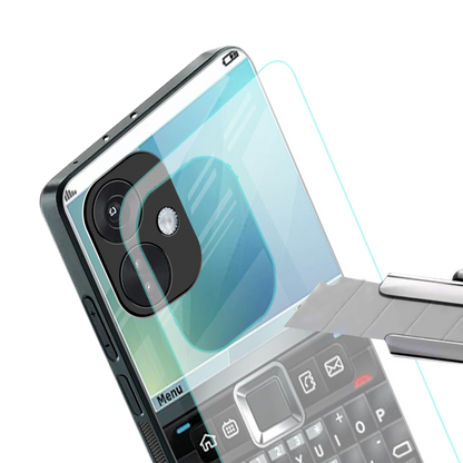 Qwerty Keypad stylish phone case for oneplus nord ce 3 | glossy glass and slim fit