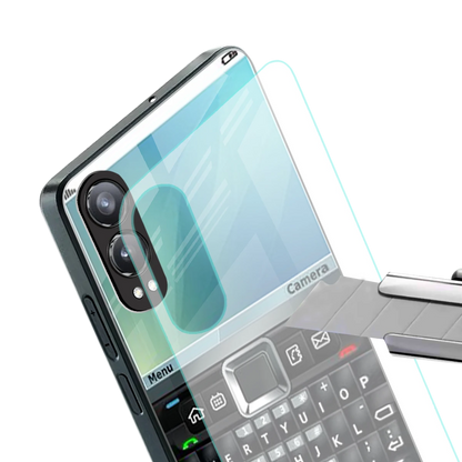 Qwerty Keypad stylish phone case for oneplus nord ce 4 lite | glossy glass and slim fit