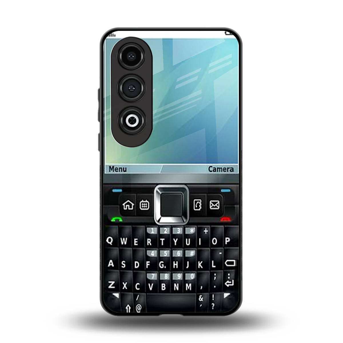 Qwerty Keypad back phone cover | glass case for oneplus nord ce 4