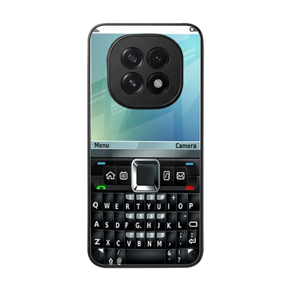 Qwerty Keypad back phone cover | glass case for oppo f29 5g