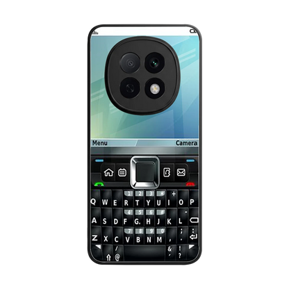 Qwerty Keypad back phone cover | glass case for oppo f29 pro 5g
