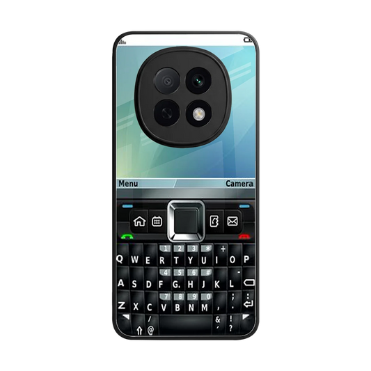Qwerty Keypad back phone cover | glass case for oppo f29 pro 5g