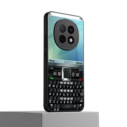 Qwerty Keypad oppo f29 pro 5g mobile cover | shockproof glass phone case