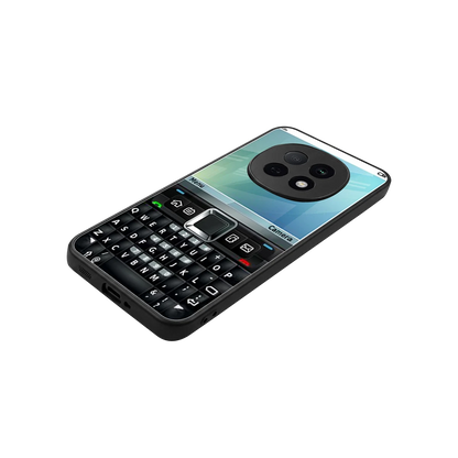Qwerty Keypad stylish phone case for oppo f29 pro 5g | glossy glass and slim fit