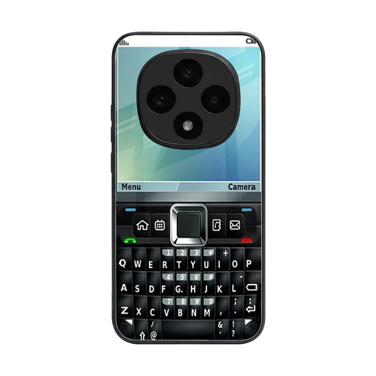 Qwerty Keypad back phone cover | glass case for oppo f31 pro 5g