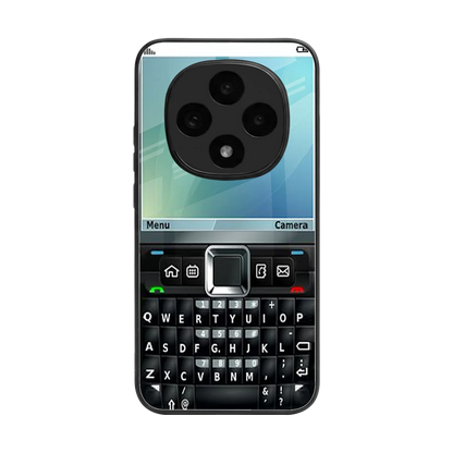 Qwerty Keypad back phone cover | glass case for oppo f31 pro 5g