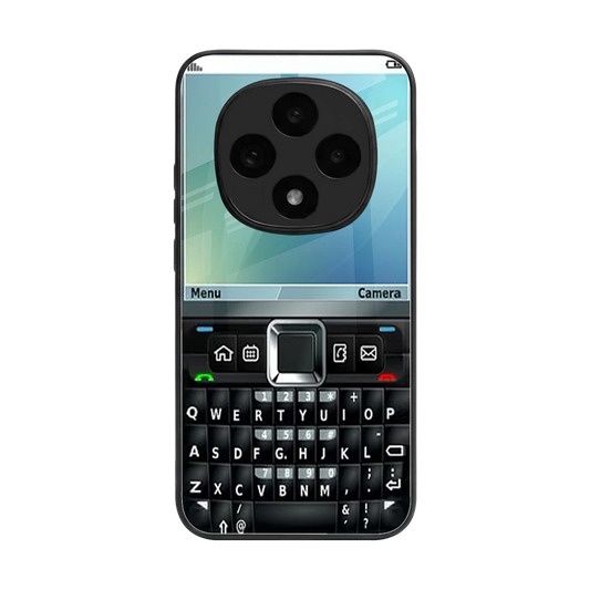 Qwerty Keypad back phone cover | glass case for oppo f31 pro 5g