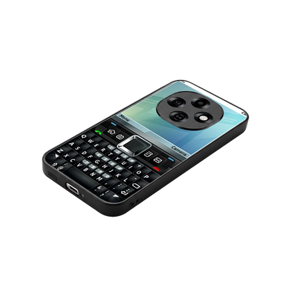 Qwerty Keypad stylish phone case for oppo f31 pro 5g | glossy glass and slim fit