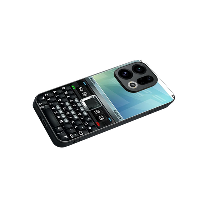 Qwerty Keypad stylish phone case for oppo find x9 | glossy glass and slim fit