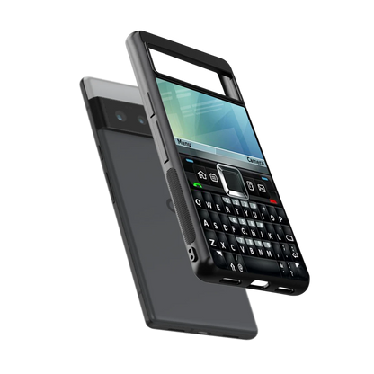 Qwerty Keypad sleek google pixel 6 pro cover with tempered glass back and TPU edges