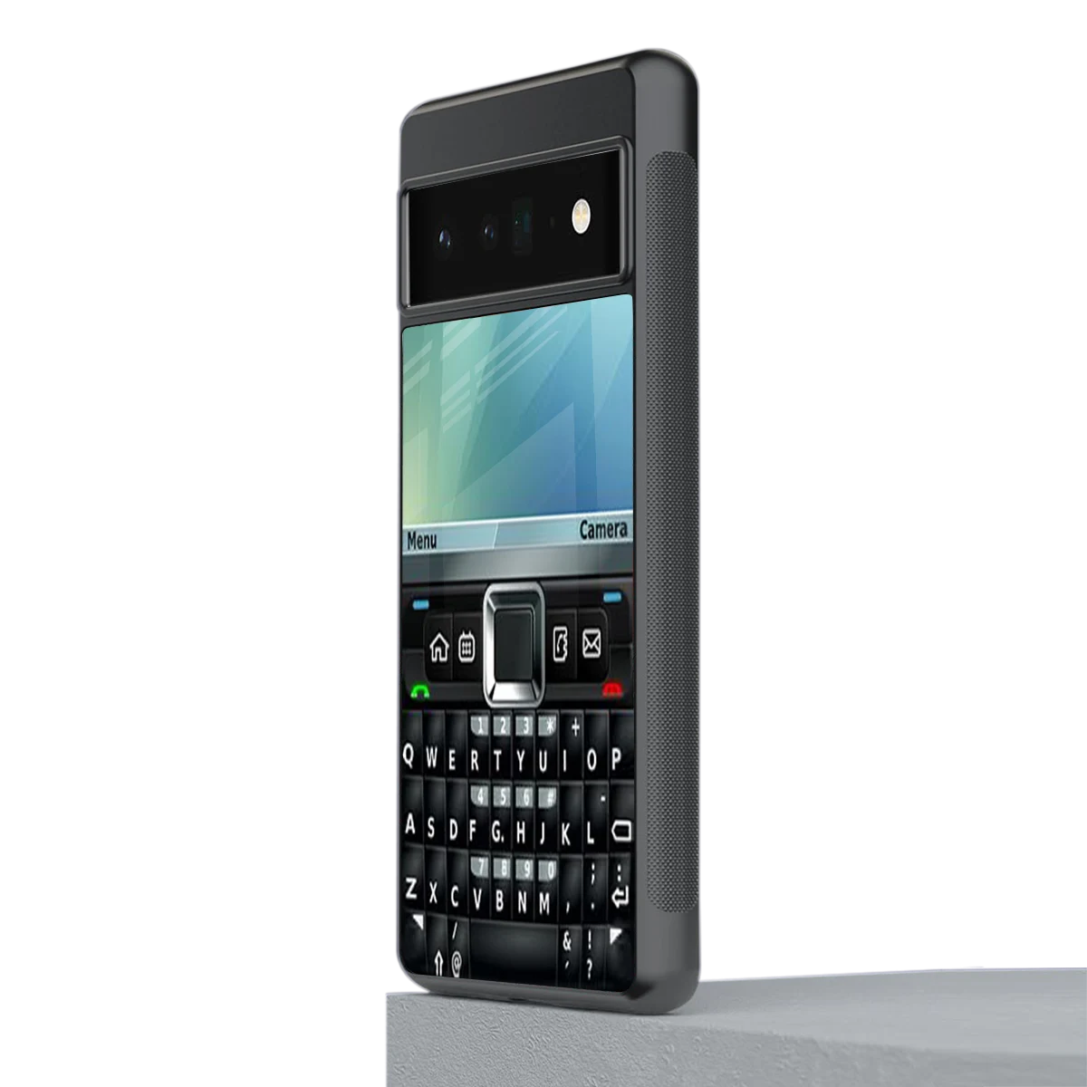Qwerty Keypad stylish phone case for google pixel 6 pro | glossy glass and slim fit