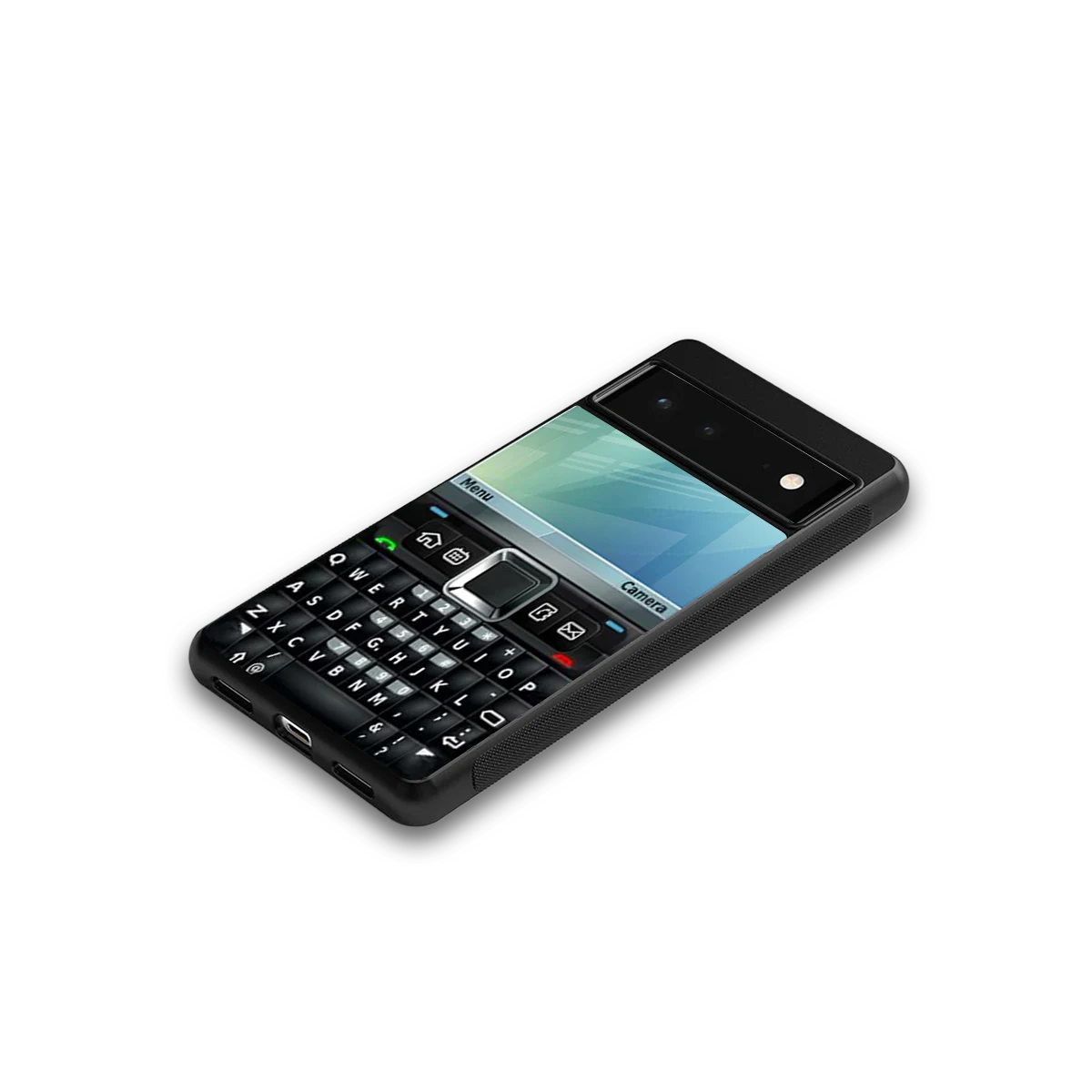 Qwerty Keypad google pixel 6a mobile cover | shockproof glass phone case