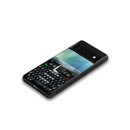Qwerty Keypad google pixel 6a mobile cover | shockproof glass phone case