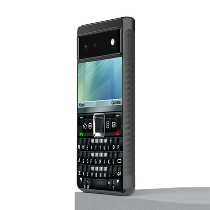 Qwerty Keypad stylish phone case for google pixel 6 | glossy glass and slim fit