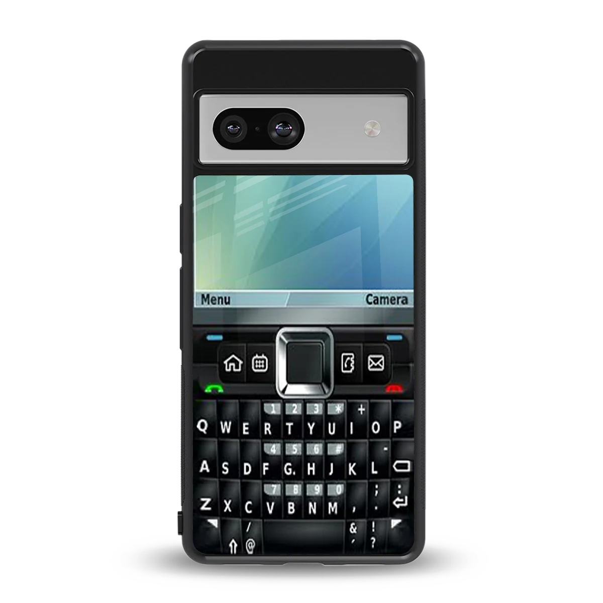 Qwerty Keypad back phone cover | glass case for google pixel 7