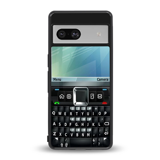 Qwerty Keypad back phone cover | glass case for google pixel 7