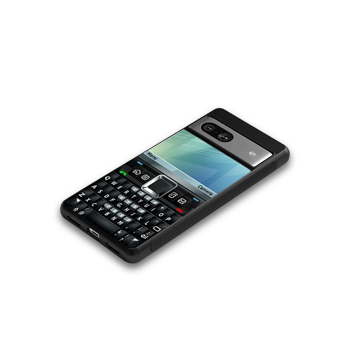 Qwerty Keypad google pixel 7a mobile cover | shockproof glass phone case