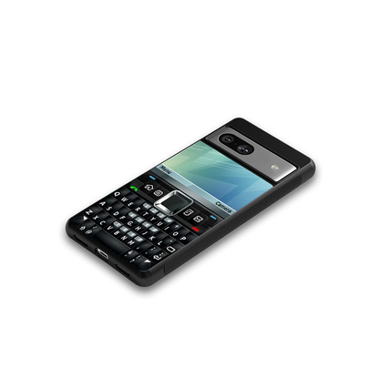 Qwerty Keypad google pixel 7a mobile cover | shockproof glass phone case