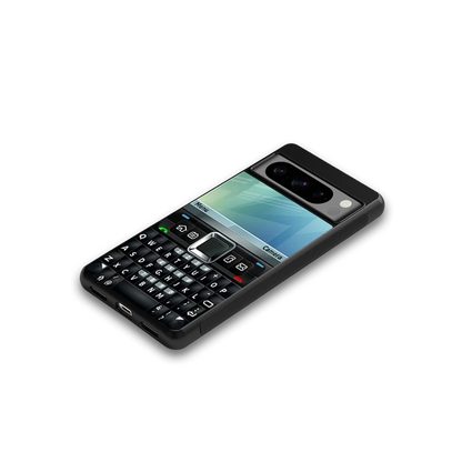 Qwerty Keypad google pixel 8 pro mobile cover | shockproof glass phone case