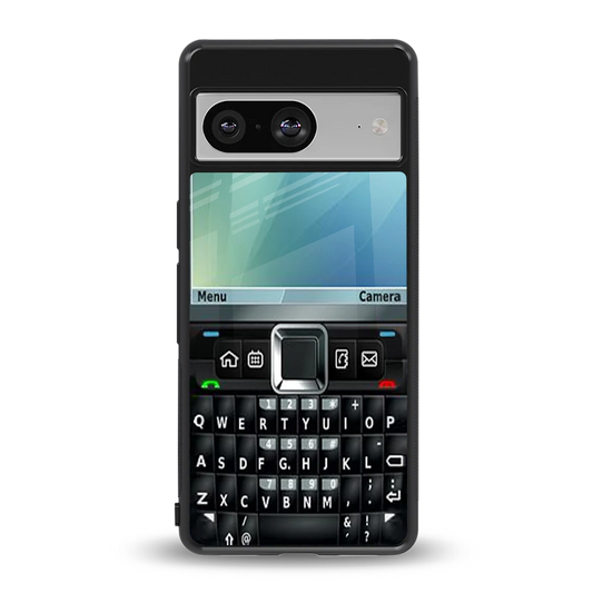 Qwerty Keypad back phone cover | glass case for google pixel 8