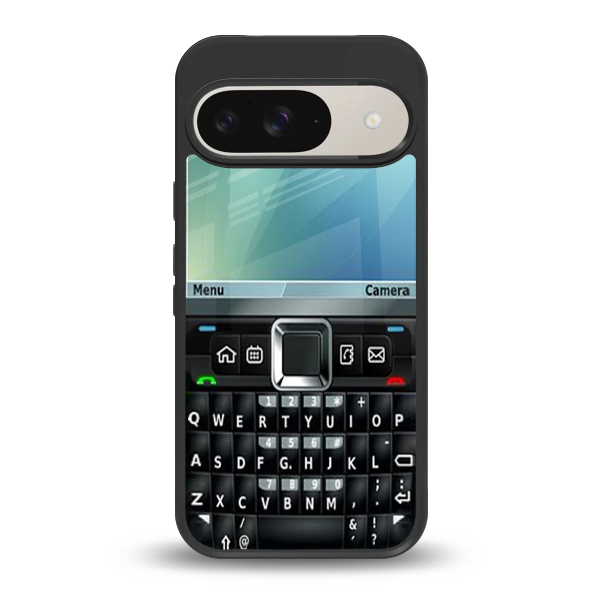 Qwerty Keypad back phone cover | glass case for google pixel 9