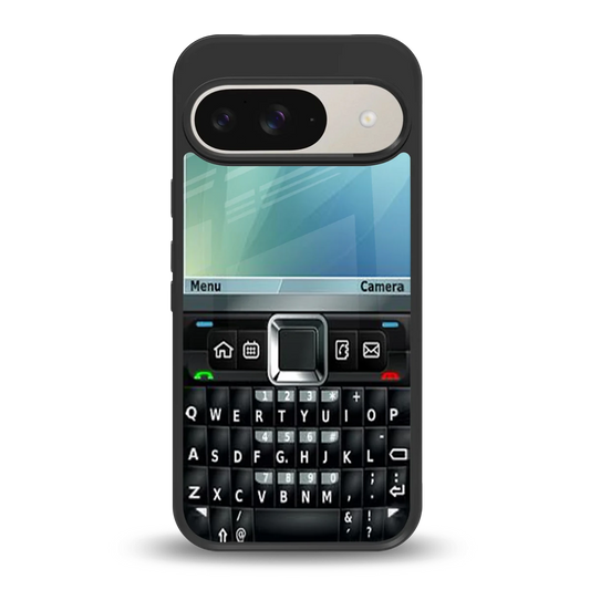 Qwerty Keypad back phone cover | glass case for google pixel 9