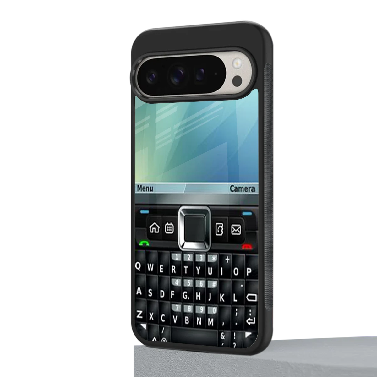 Qwerty Keypad google pixel 9 pro mobile cover | shockproof glass phone case