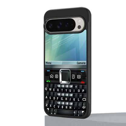 Qwerty Keypad google pixel 9 pro mobile cover | shockproof glass phone case