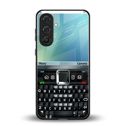 Qwerty Keypad back phone cover | glass case for samsung galaxy a16 5g