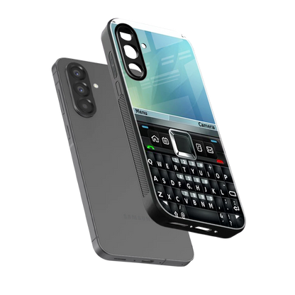 Qwerty Keypad sleek samsung galaxy a36 5g cover with tempered glass back and TPU edges