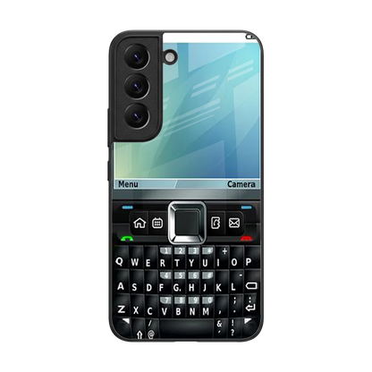 Qwerty Keypad back phone cover | glass case for samsung galaxy s22