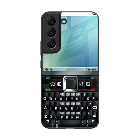 Qwerty Keypad back phone cover | glass case for samsung galaxy s22