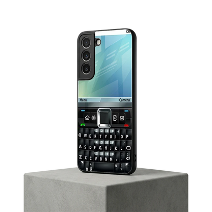 Qwerty Keypad samsung galaxy s22 mobile cover | shockproof glass phone case