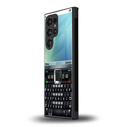 Qwerty Keypad samsung galaxy s23 ultra mobile cover | shockproof glass phone case