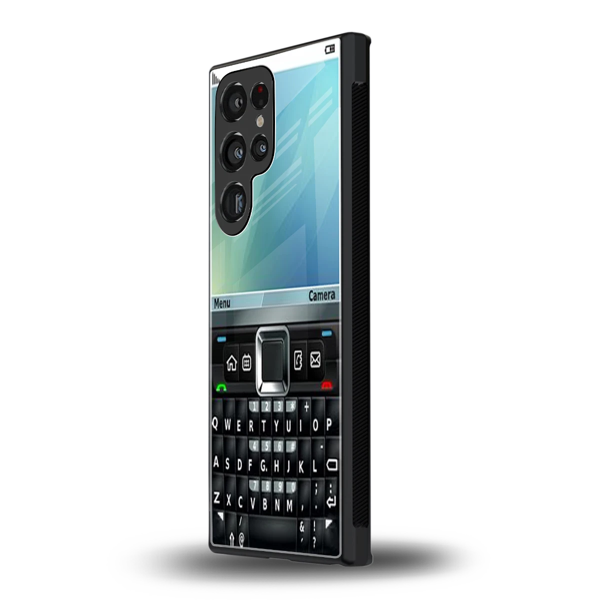 Qwerty Keypad samsung galaxy s24 ultra mobile cover | shockproof glass phone case