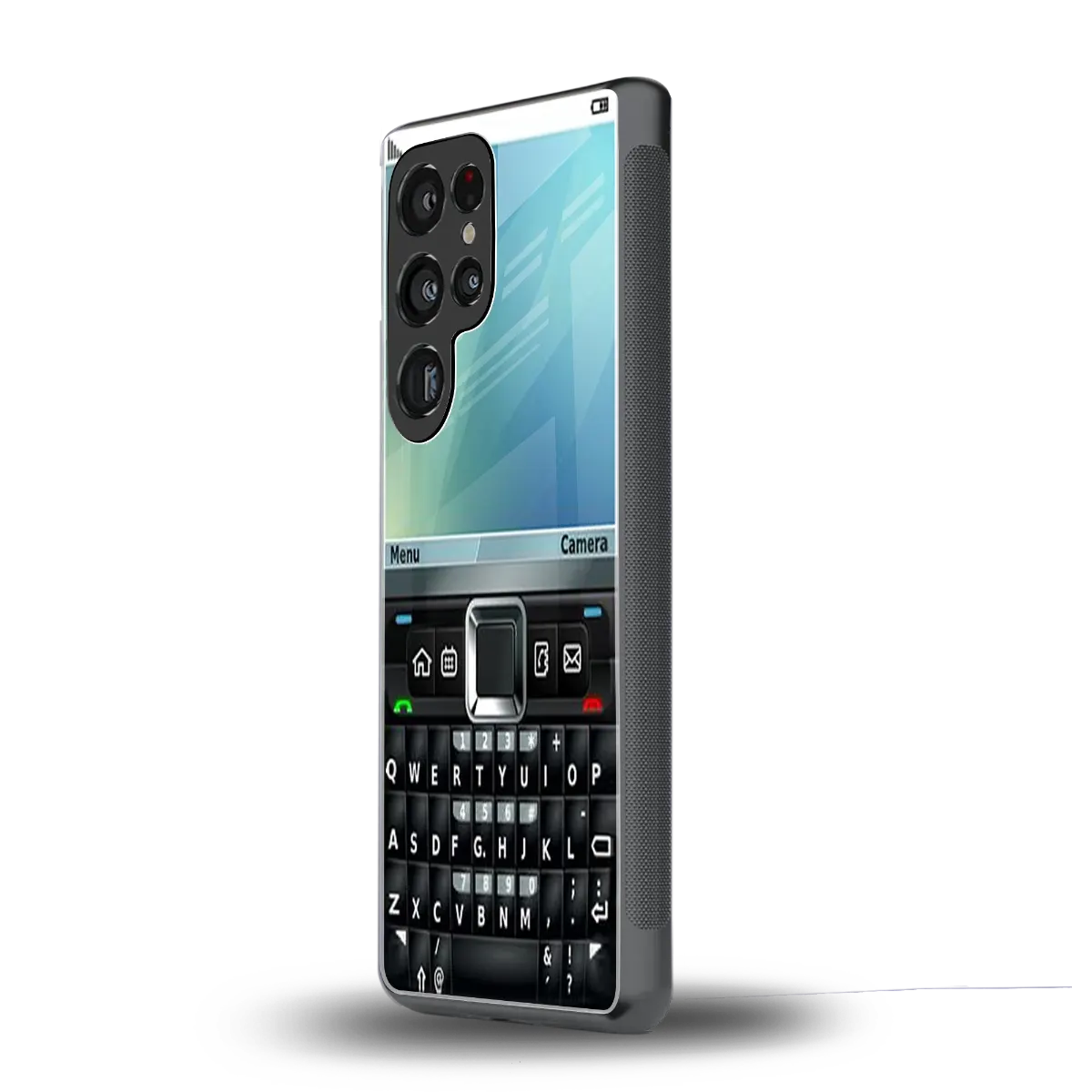 Qwerty Keypad samsung galaxy s25 ultra mobile cover | shockproof glass phone case