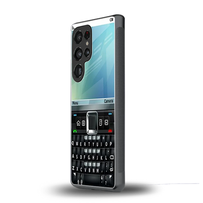 Qwerty Keypad samsung galaxy s25 ultra mobile cover | shockproof glass phone case