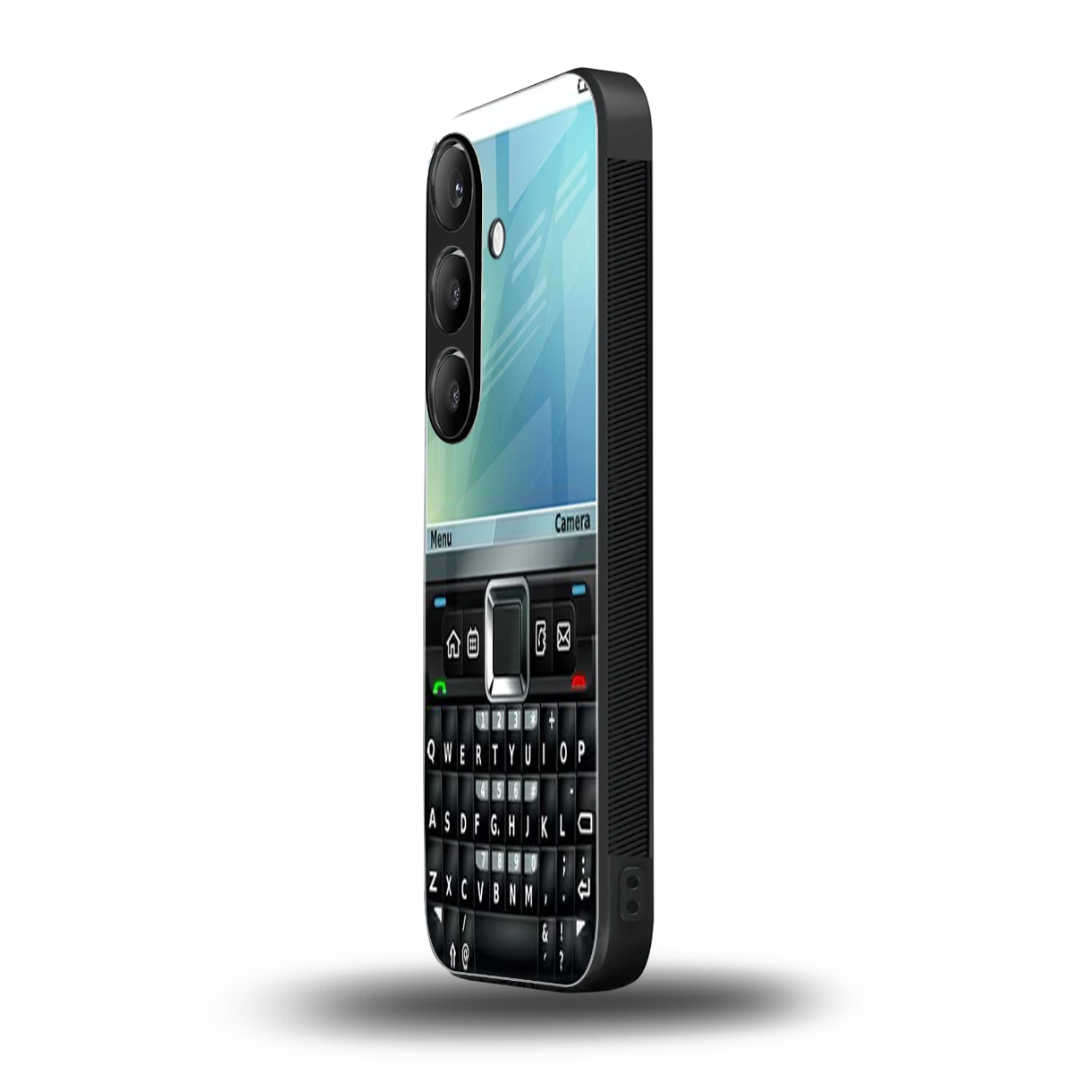 Qwerty Keypad samsung galaxy s24 mobile cover | shockproof glass phone case