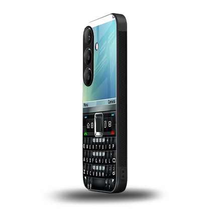 Qwerty Keypad samsung galaxy s24 mobile cover | shockproof glass phone case