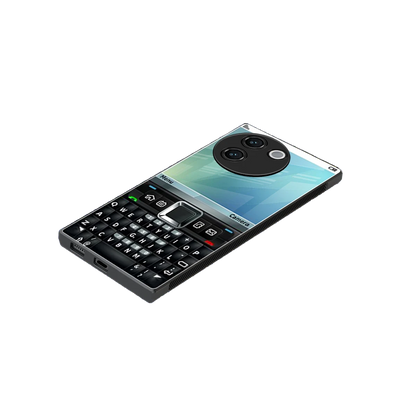 Qwerty Keypad stylish phone case for vivo v30e | glossy glass and slim fit