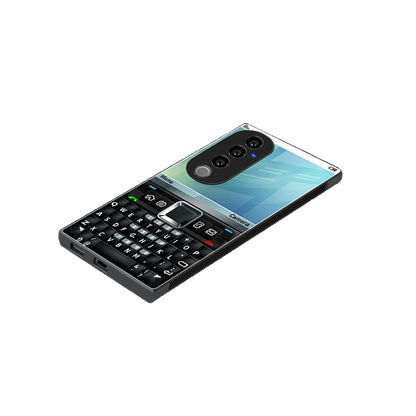 Qwerty Keypad stylish phone case for vivo v40 pro | glossy glass and slim fit