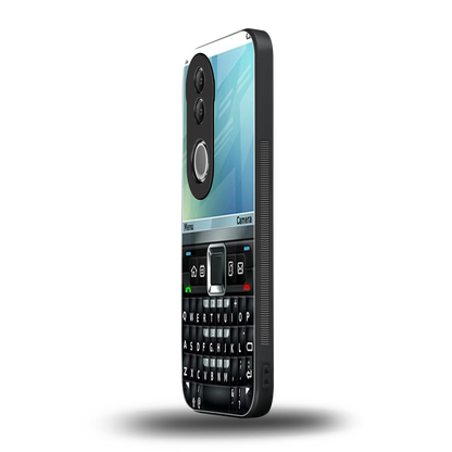Qwerty Keypad vivo v50 mobile cover | shockproof glass phone case