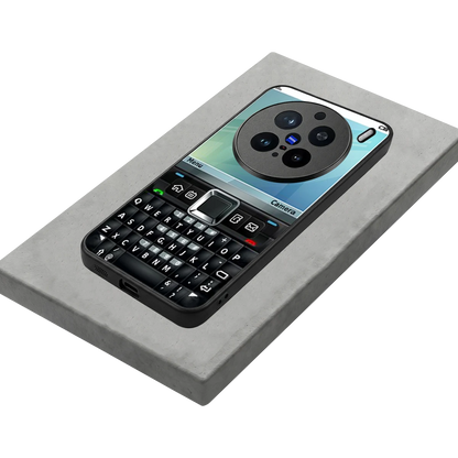 Qwerty Keypad stylish phone case for vivo x200 pro | glossy glass and slim fit