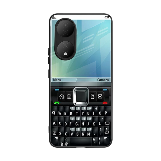 Qwerty Keypad back phone cover | glass case for Vivo-y100